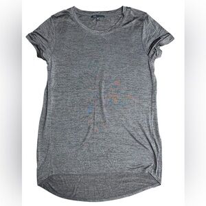 Vince Gray Heather Short Sleeve Crew Neck Tee Size XS